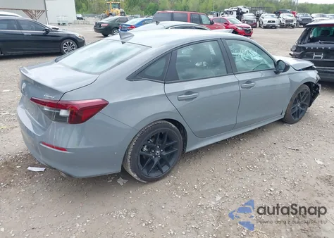 2025 Honda Civic Sport из США, поврежденный, VIN 2HGFE2F50SH554245